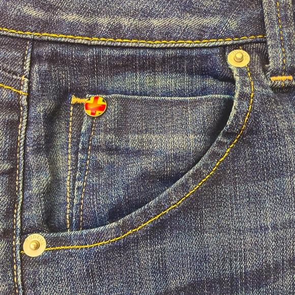 Hudson Jeans - Bacara Cropped Straight Cuffed - size 27 - Picture 7 of 8